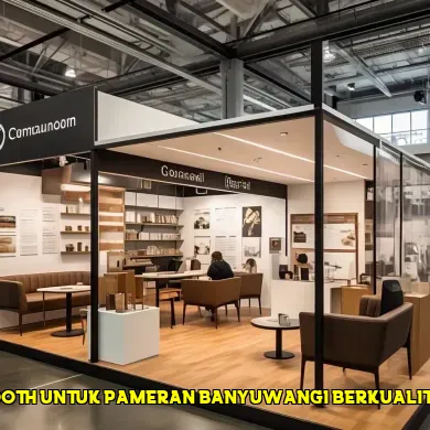 booth untuk pameran banyuwangi berkualitas